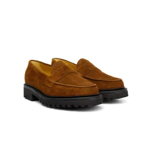 The Ellis Penny Loafer, Tobacco, Vibram 1757 Lug Sole