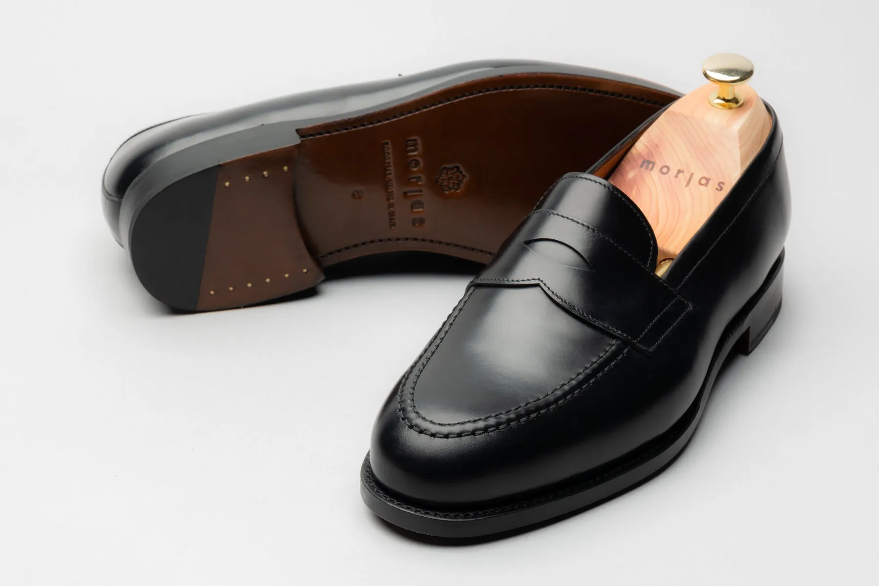 The Penny Loafer - Black Calf