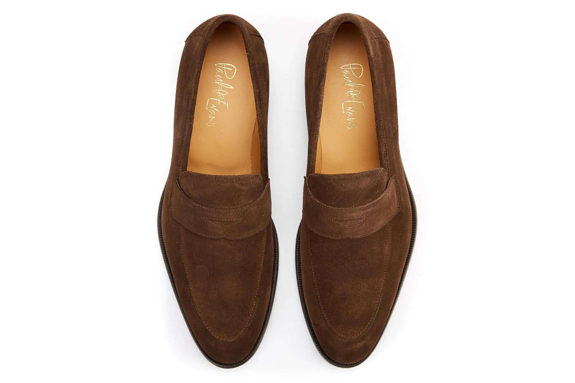 The Stewart Penny Loafer - Cafe Suede