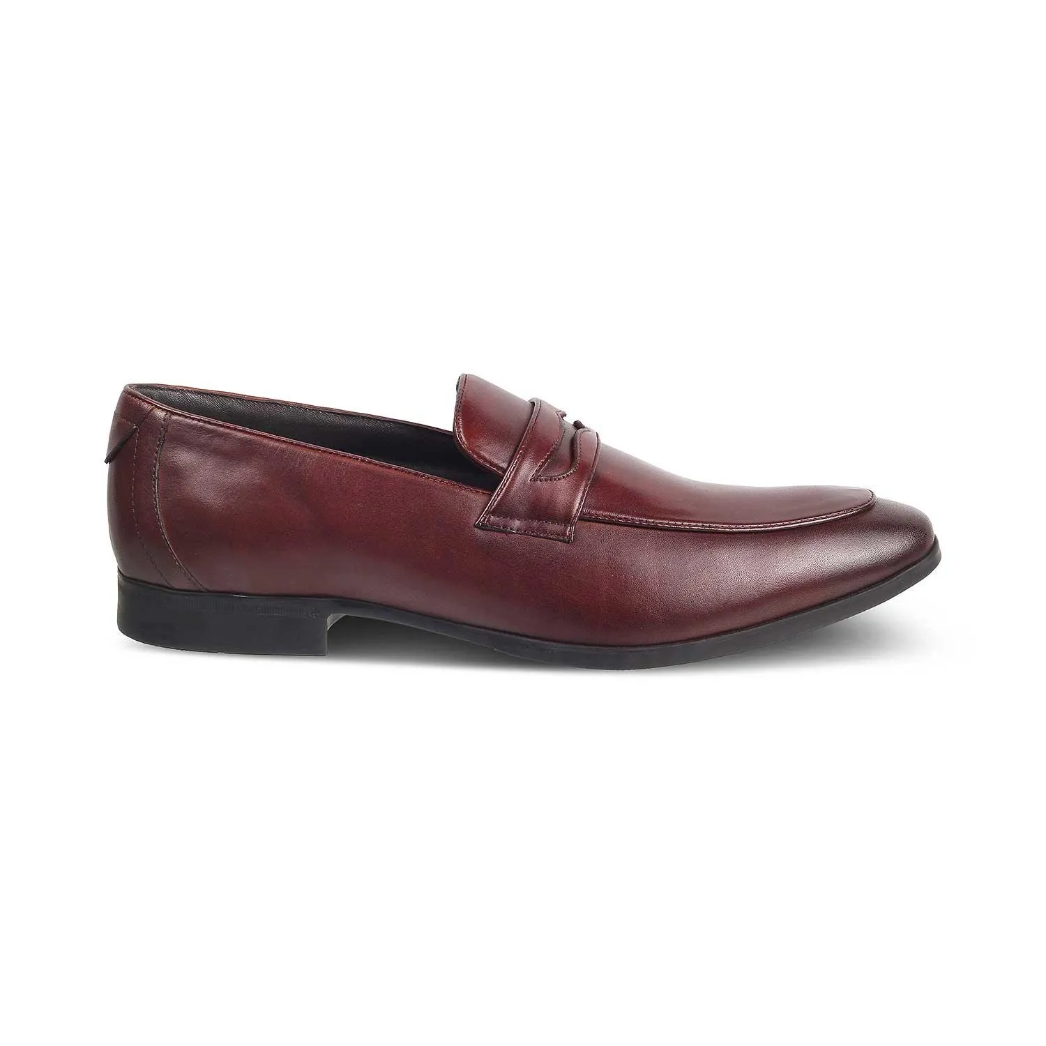 The Toslip Tan Men's Leather Penny Loafers Tresmode