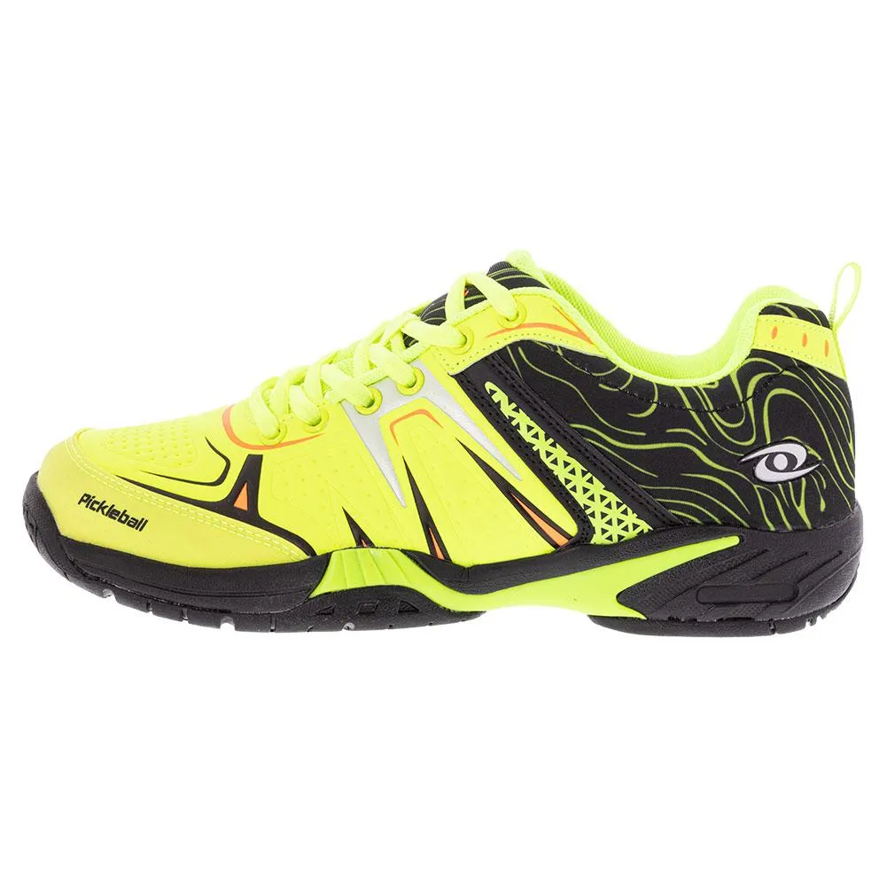 Unisex DinkShot Pickleball Shoes Lime and Black