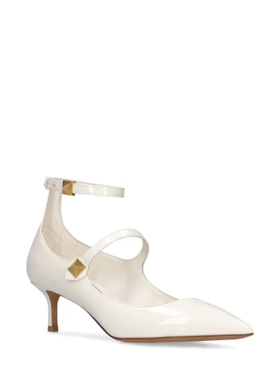 Valentino Garavani   50mm Tiptoe patent leather pumps 