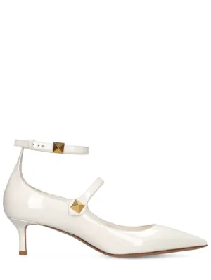 Valentino Garavani   50mm Tiptoe patent leather pumps 