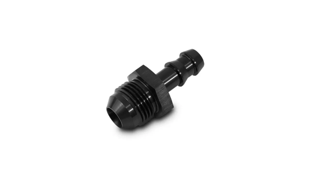 Vibrant Male AN to Hose Barb Straight Adapter Fitting; Size: -8AN Hose Size: 1/2" - 11208