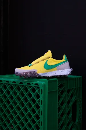 W NIKE WAFFLE RACER CRATER "YELLOW STRIKE"