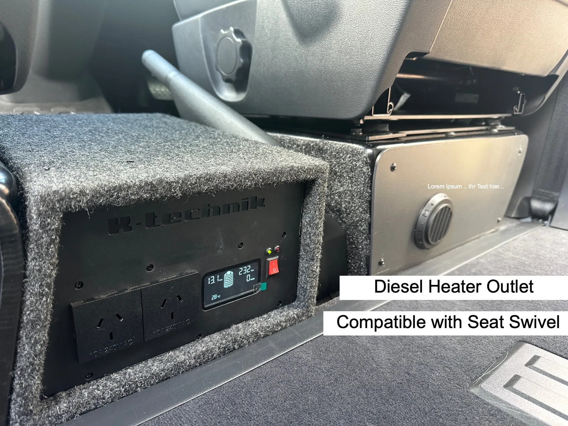 Webasto Diesel Heater for Campervans w/ HD Multicontrol Display