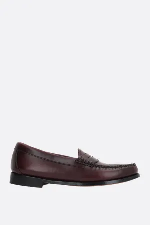 Weejuns Heritage polished leather penny loafers