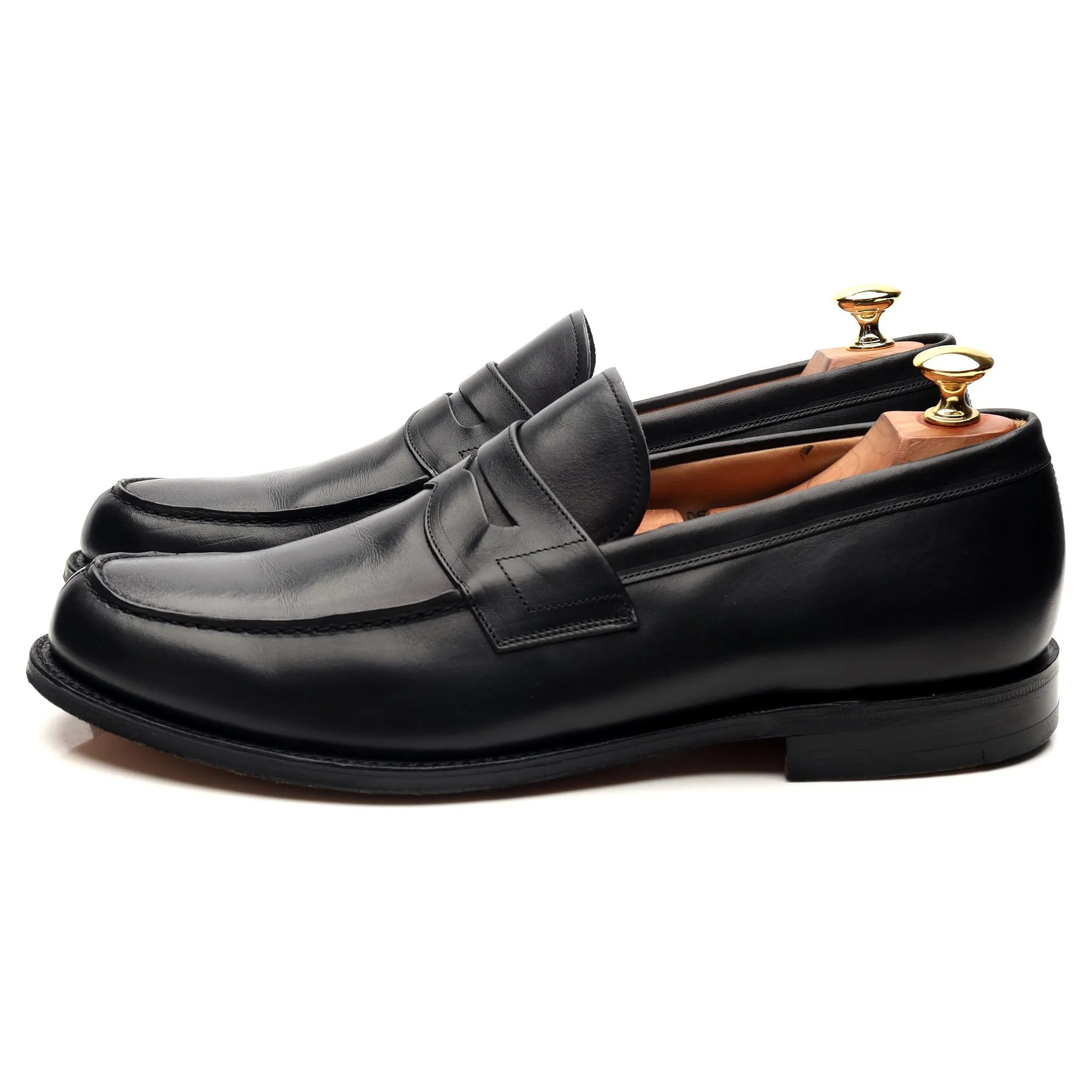 'Wesley' Brown Leather Loafers UK 10.5 F