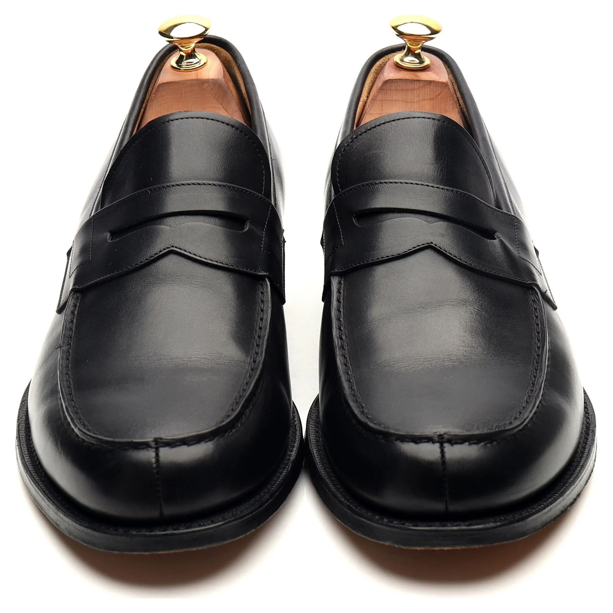 'Wesley' Brown Leather Loafers UK 10.5 F