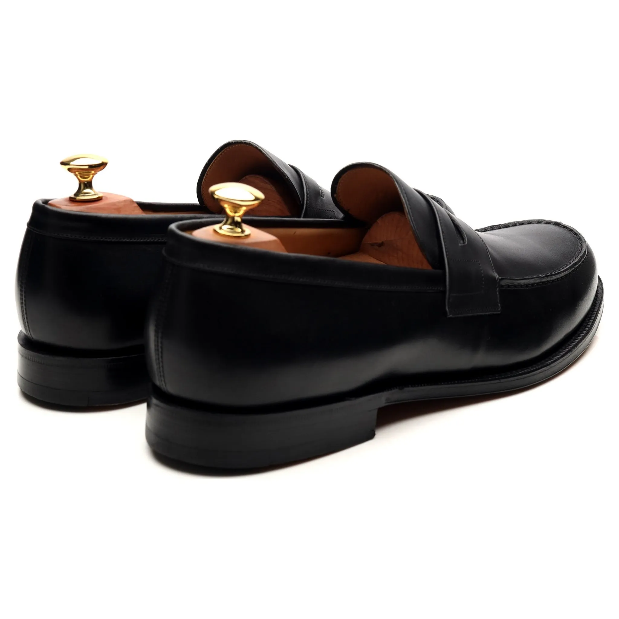 'Wesley' Brown Leather Loafers UK 10.5 F