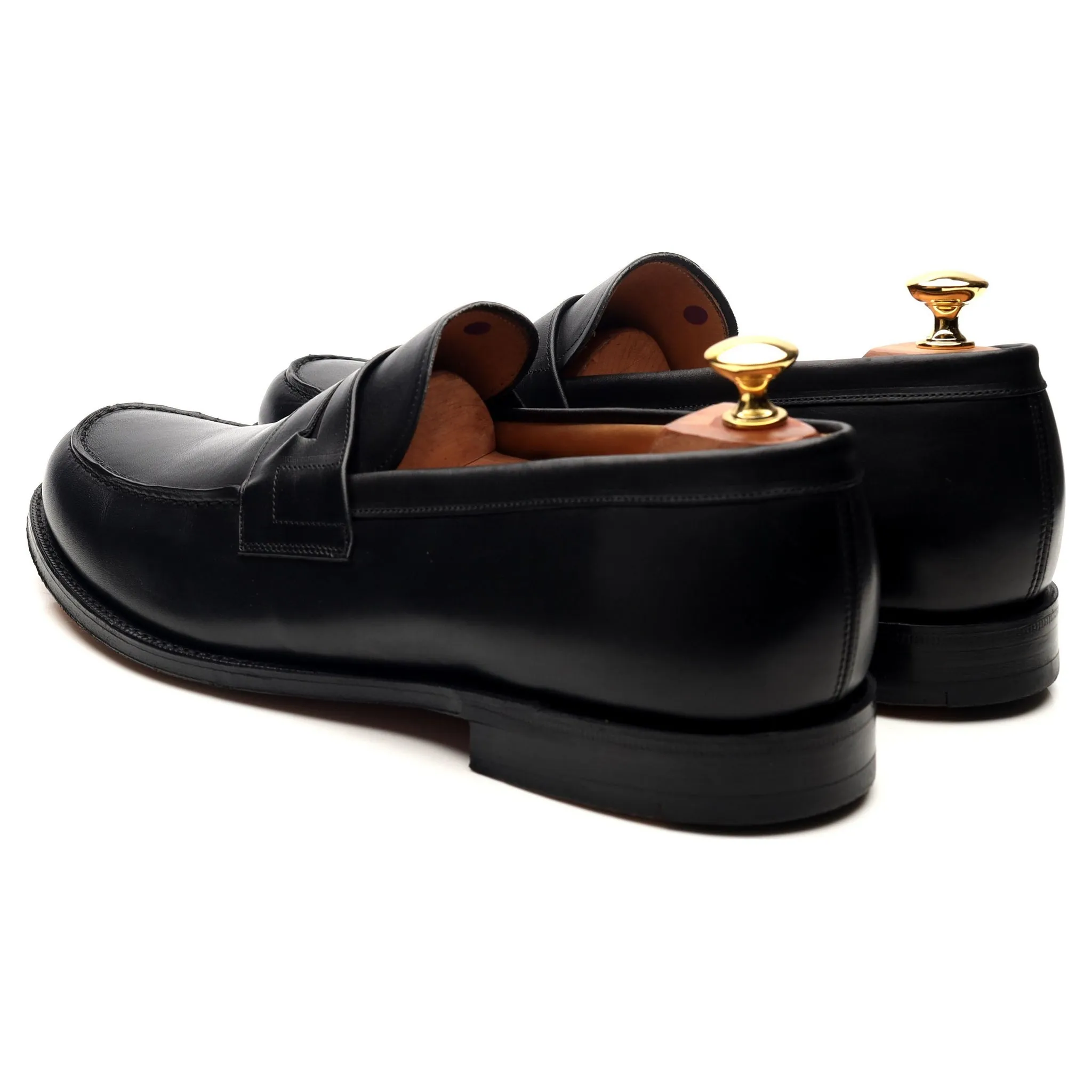 'Wesley' Brown Leather Loafers UK 10.5 F