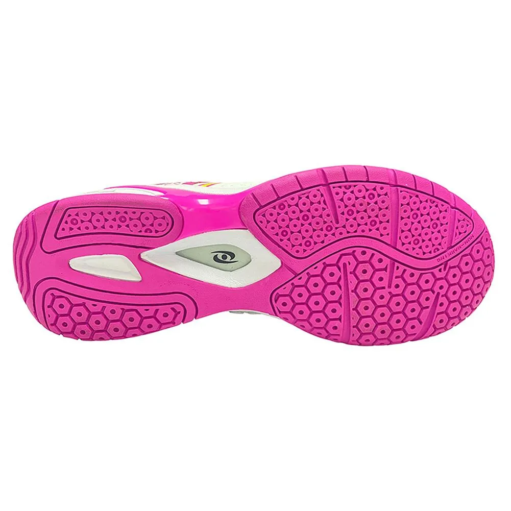 Women`s DinkShot Pickleball Shoes White and Pink