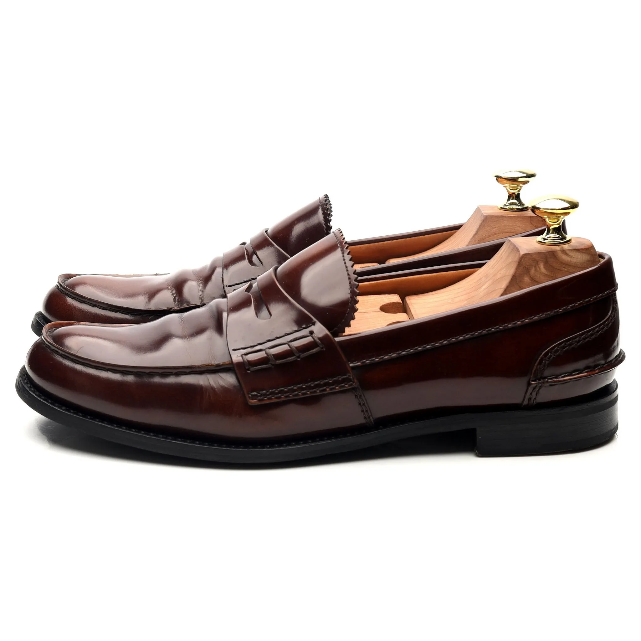 Women's 'Pembrey' Brown Leather Loafers UK 9 EU 42