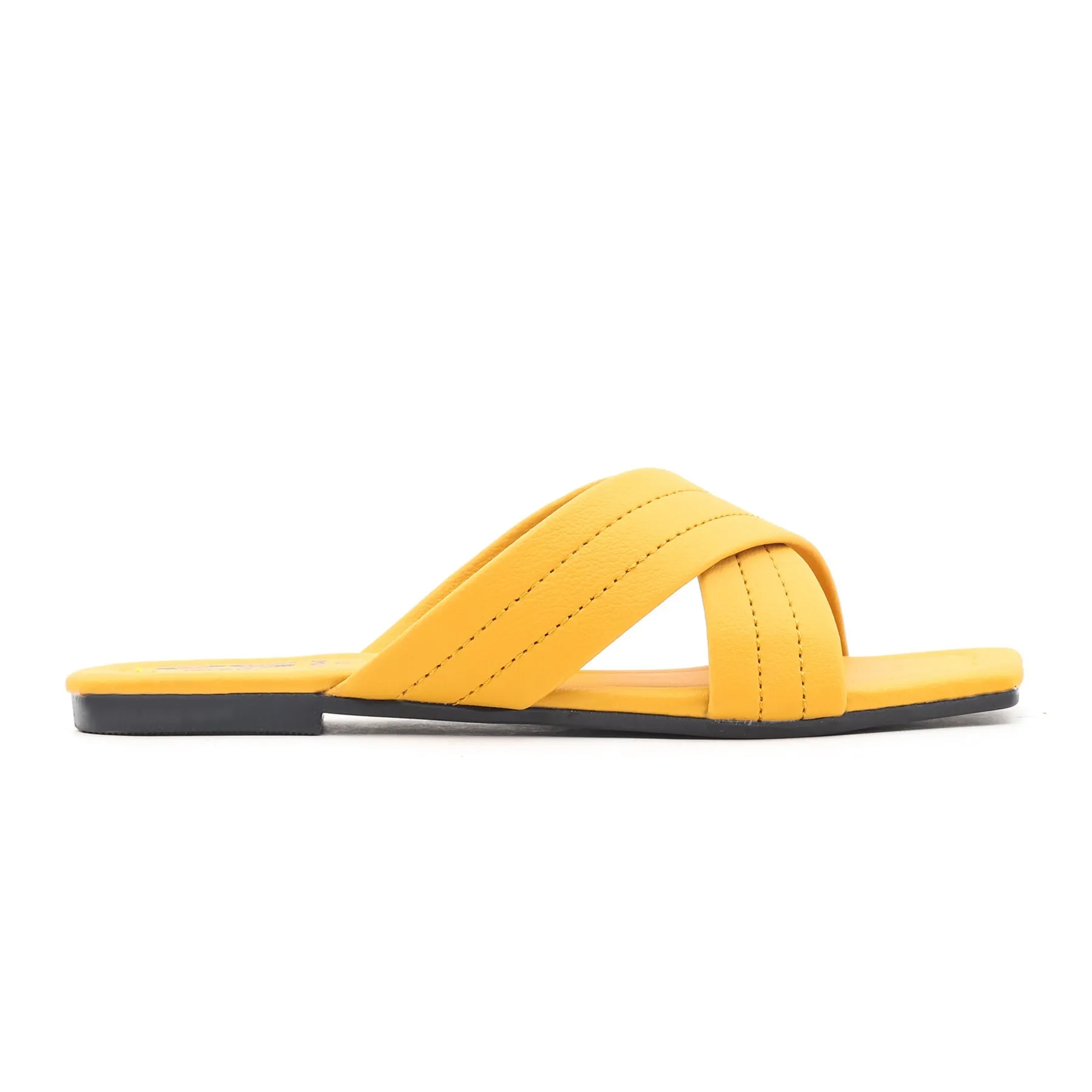 Yellow Casual Chappal CL1348